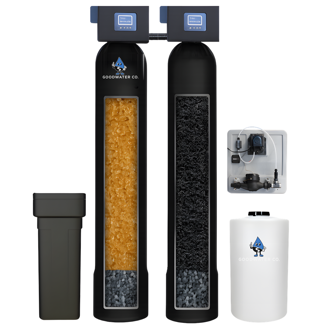 Home Iron and Sulfur Removal System installed by Goodwater Co.